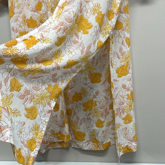 LOFT Floral Modal Open Front Duster Kimono XS/S - Picture 4 of 15